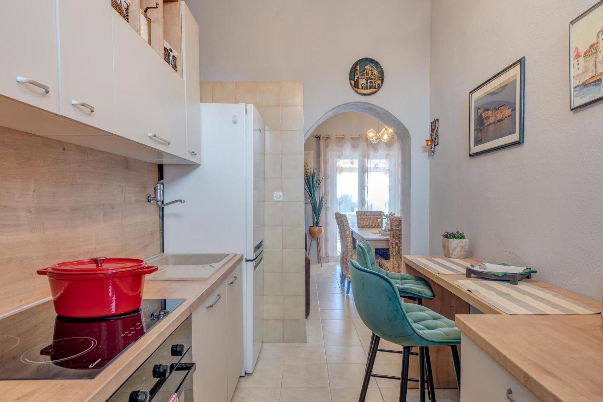 Blue Paradise Apartman 2 Sevid Ngoại thất bức ảnh